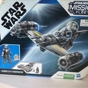 Star Wars Mission Fleet N-1 Starfighter Black Gray